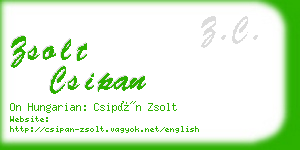 zsolt csipan business card